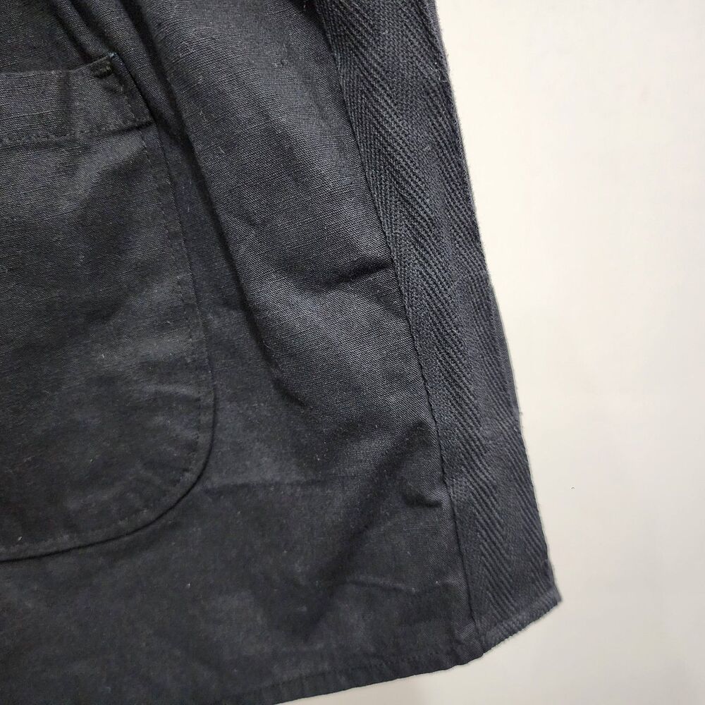 NEW By Anthropologie Women's Black Linen Tap Shorts Pull-on Resort Travel Size S - Picture 8 of 16